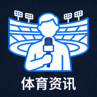 体育资讯服务图标 - 一名记者正在报道体育新闻